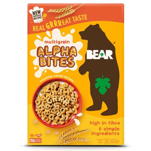 Bear Alphabites Cereal - Multigrain (4x350g)