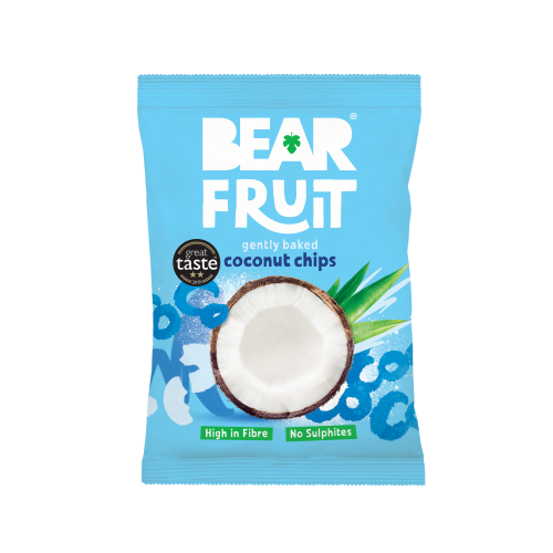 Bear Fruit Snack Pack Gently Baked - Coconut Chips (14x25g)