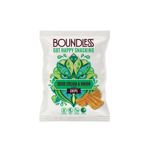 Boundless Chips - Sour Cream & Onion (24x23g)