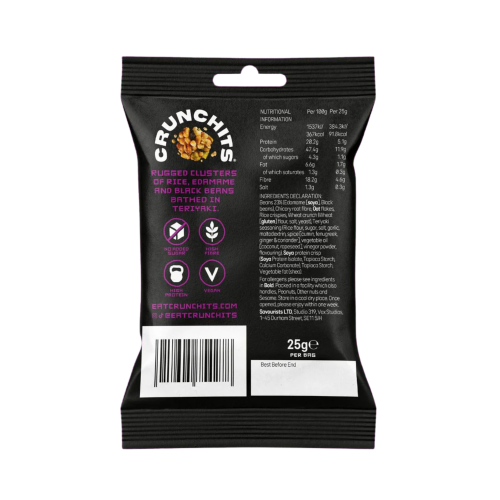 The Savourists Crunchits - Sticky Teriyaki (12x25g)