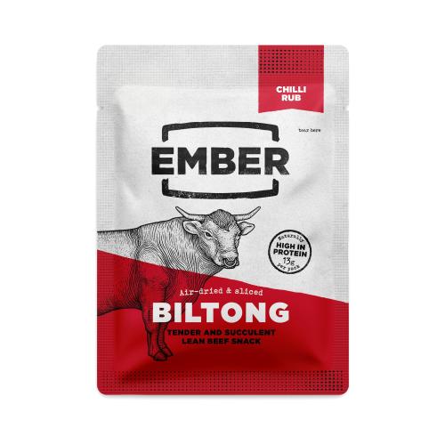 Ember Biltong - Chilli Beef (10x25g)