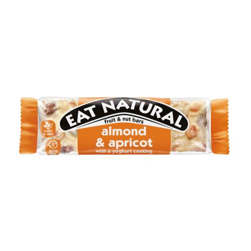 Eat Natural Fruit & Nut Bar - Almond Apricot with Yoghurt Coating (12x40g)