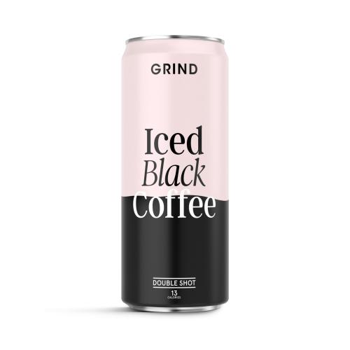 Grind Iced Coffee Can - Black (8x250ml)