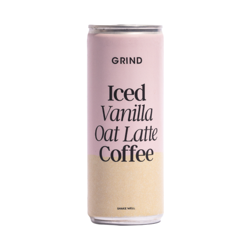 Grind Iced Coffee Can - Oat Vanilla Latte (8x250ml)
