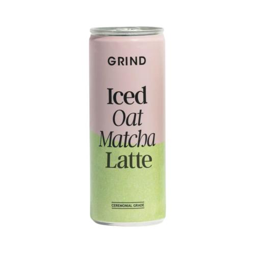 Grind Iced Coffee Can - Oat Matcha Latte (8x250ml)