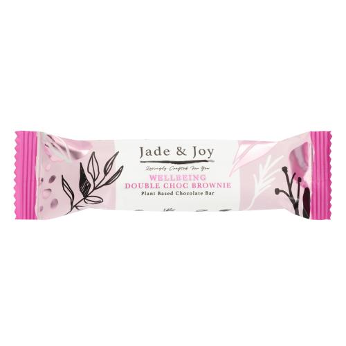 Jade & Joy Wellbeing Bar - Double Choc Brownie (12x44g)