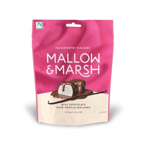 Mallow & Marsh Marshmallow Pouch - Vanilla (6x100g)