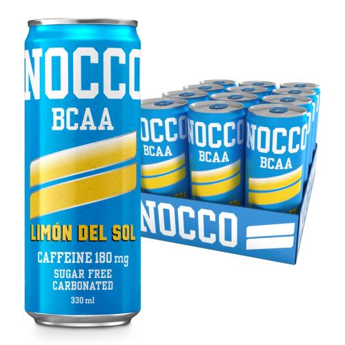 NOCCO BCAA Energy Drink - Limon del Sol (12x330ml)