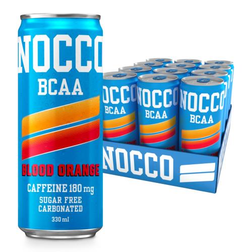 NOCCO BCAA Energy Drink - Blood Orange Del Sol (12x330ml)