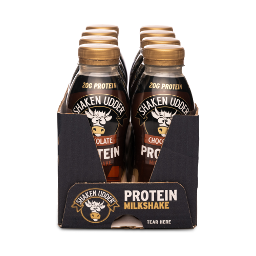 Shaken Udder Protein Milkshake - Chocolate (8x330ml)