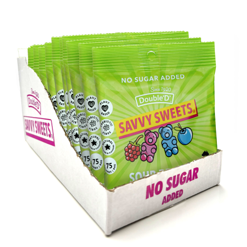 Savvy Sweets - Sour Bears (12x50g)