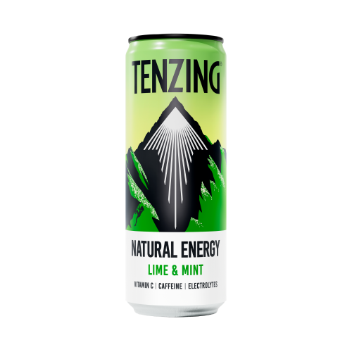 Tenzing Natural Energy Drink - Lime & Mint (12x330ml)