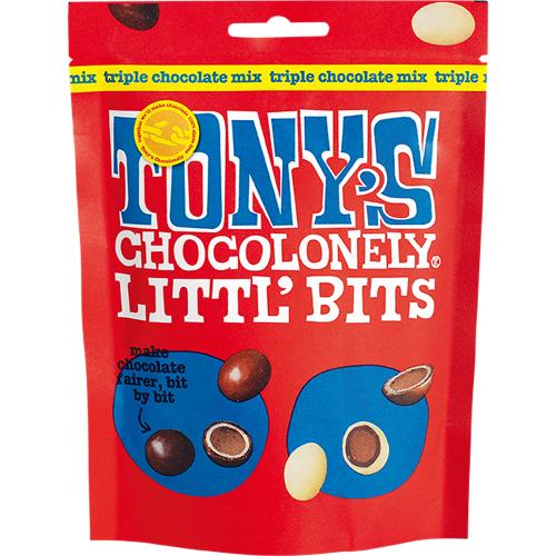Tony's Chocolonely Littl' Bits - Triple Chocolate (8x100g)