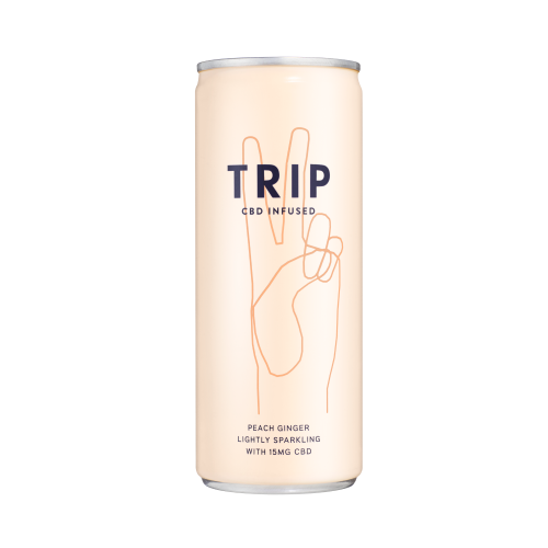 Trip CBD Infused Drink - Peach Ginger (12x250ml)