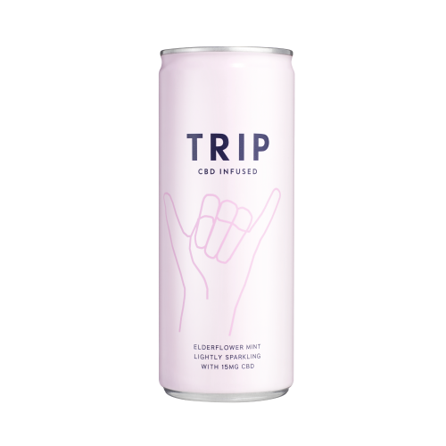 Trip CBD Infused Drink - Elderflower Mint (12x250ml)