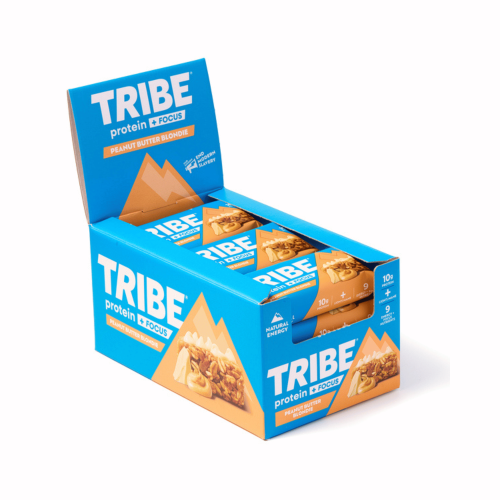 Tribe Protein + Focus Flapjack - Peanut Butter Blondie (12x60g)