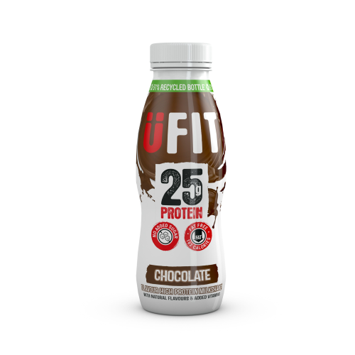 UFIT 25g High Protein Shake - Chocolate (10x330ml)