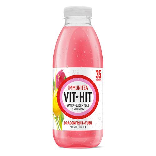 VITHIT Vitamin Water - Dragonfruit & Yuzu Immunitea (12x500ml)