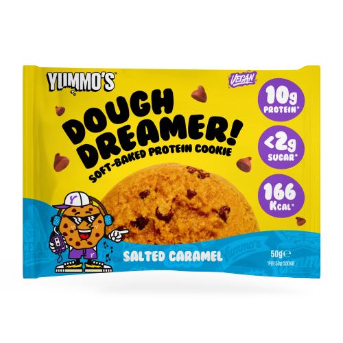Yummo's Vegan Protein Cookie - Salted Caramel (12x50g)