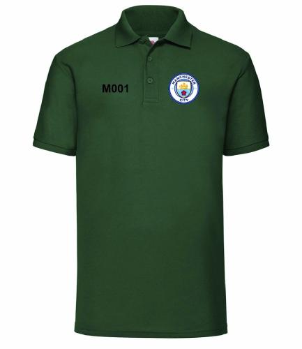 CFG Bottle Green S/S Polo Inc H/S Logo LHB + Number RHB + MEDICAL TEAM on back in White -