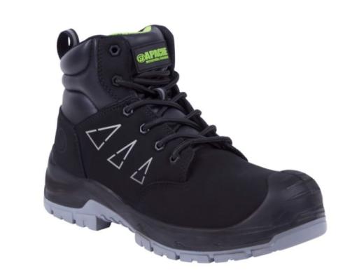 Armstrong Unisex Black Recycled Suede Non-Metal Safety Boot