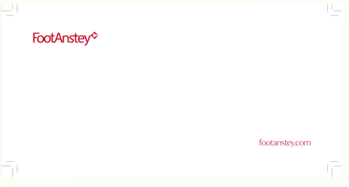 Foot Anstey Compliment Slips - Pack 250
