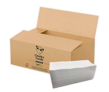 Cheeky Panda Z Fold Flushable Bamboo Hand Towel (Pack of 3000 Sheets) ZHANDTW15