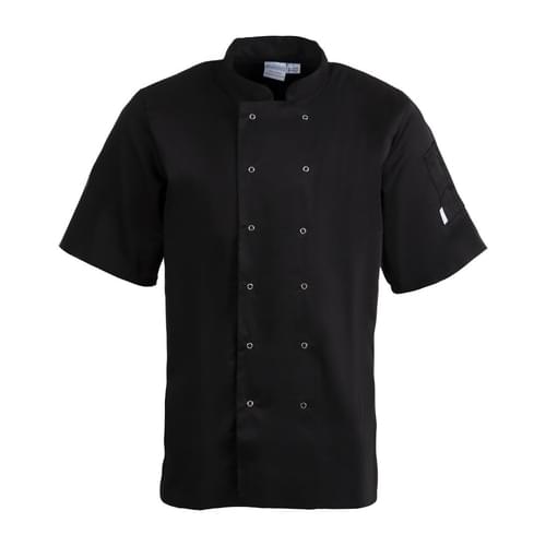 Whites Vegas Unisex Chef Jacket Black 3XL