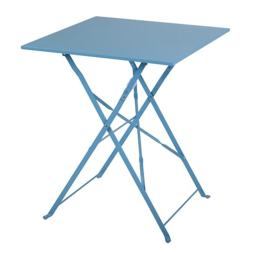 Bolero Perth Pavement Style Square Table Blue 600x600mm