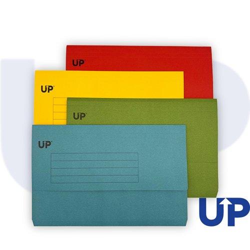 UP Half Flap Document Wallet Pack of 50 - Assorted