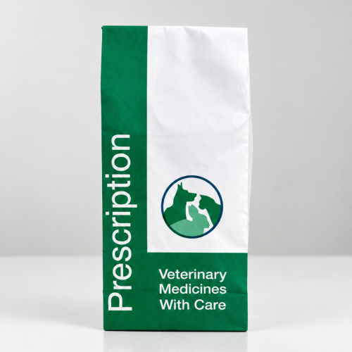P3 Size Vet Paper Prescription Bags
