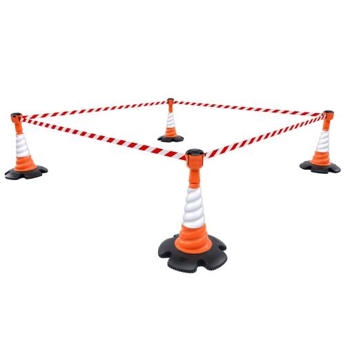 Skipper Traffic Cone Unicart-09 Retractable Barrier System | Warehouse Zone Control - Best Price Skipper Retractable Unit's and Accessories. UK