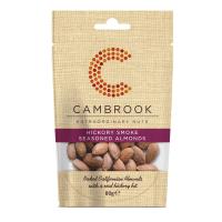 Cambrook Impulse Seasoned Almonds - Hickory Smoke (9x80g)