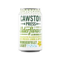 Cawston Press Sparkling Fruit Drink - Elderflower & Lemon (24x330ml)