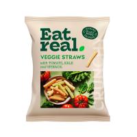 Eat Real Grab Bag Veggie Straws - Tomato, Kale & Spinach (18x45g)