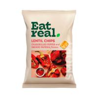 Eat Real Sharing Lentil Chips - Chargrilled Red Pepper (10x95g)
