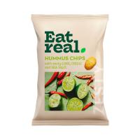 Eat Real Sharing Hummus Chips - Chilli Lime and Sea Salt (10x110g)