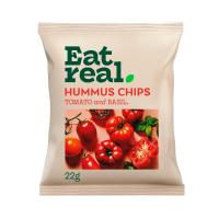 Eat Real Impulse Hummus Chips - Tomato & Basil (24x22g)