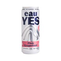 eauYES Sparkling Mineral Water - Pink Grapefruit (12x330ml)