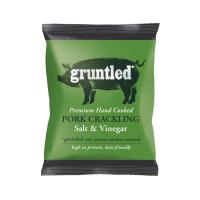 Gruntled Pork Crackling - Salt & Vinegar (20x35g)