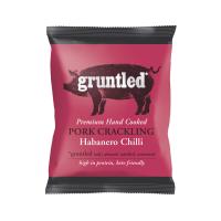 Gruntled Pork Crackling - Habanero Chilli (20x35g)