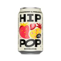 Hip Pop Kombucha - Strawberry & Pineapple (12x330ml)
