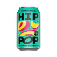 Hip Pop Living Soda - Tropical Peach (12x330ml)