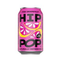 Hip Pop Living Soda -  Pink Grapefruit (12x330ml)