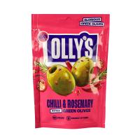 Olly's Green Olives - Chilli & Rosemary (12x50g)