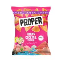 Properchips Grab Bag Lentil Chips - Prawn Cocktail (30x31g)