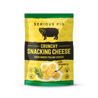 Serious Pig Crunchy Snacking Cheese - with Rosemary (24x24g)