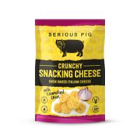 Serious Pig Crunchy Snacking Cheese - with Caramelised Onion (24x24g)