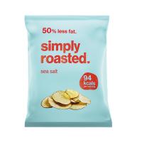 Simply Roasted Low Fat Crisps - Sea Salt (24x21.5g)
