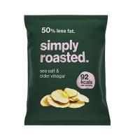 Simply Roasted Low Fat Crisps - Sea Salt & Cider Vinegar (24x21.5g)